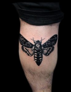 death moth tattoo