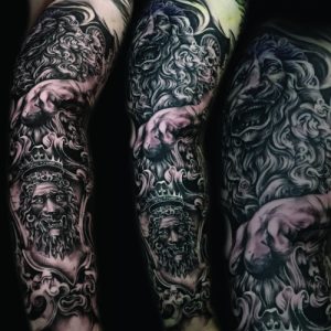 statue lions sleeve