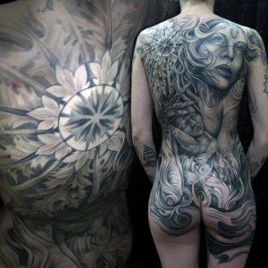 mother child back piece
